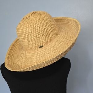 Scala Sun Hat Womens Woven Paper Straw Hat